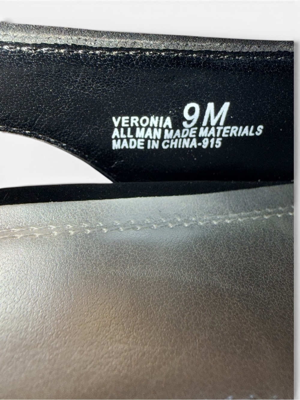 Impo Veronia Black Slingback Pumps Size 9M 3” Heel Classic Career Dress Shoes - Picture 7 of 8
